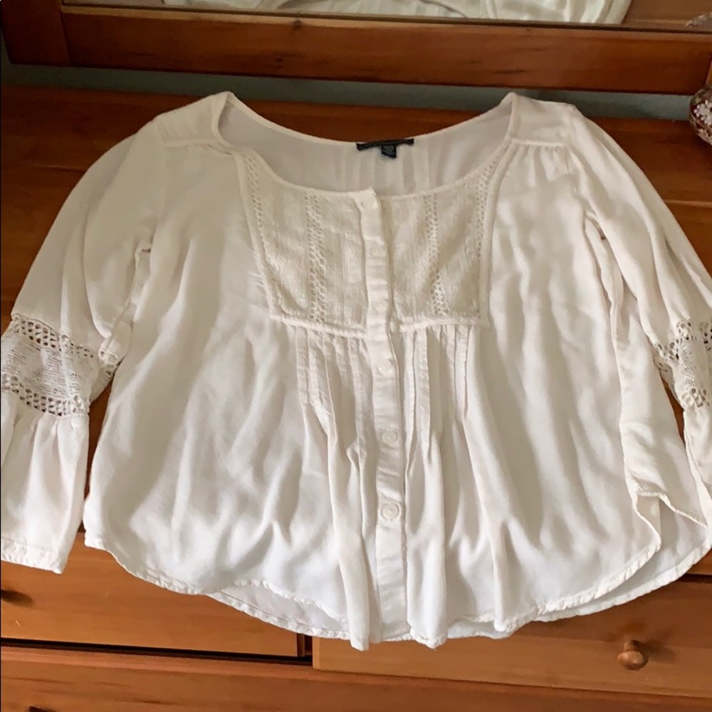 Cream AEO top